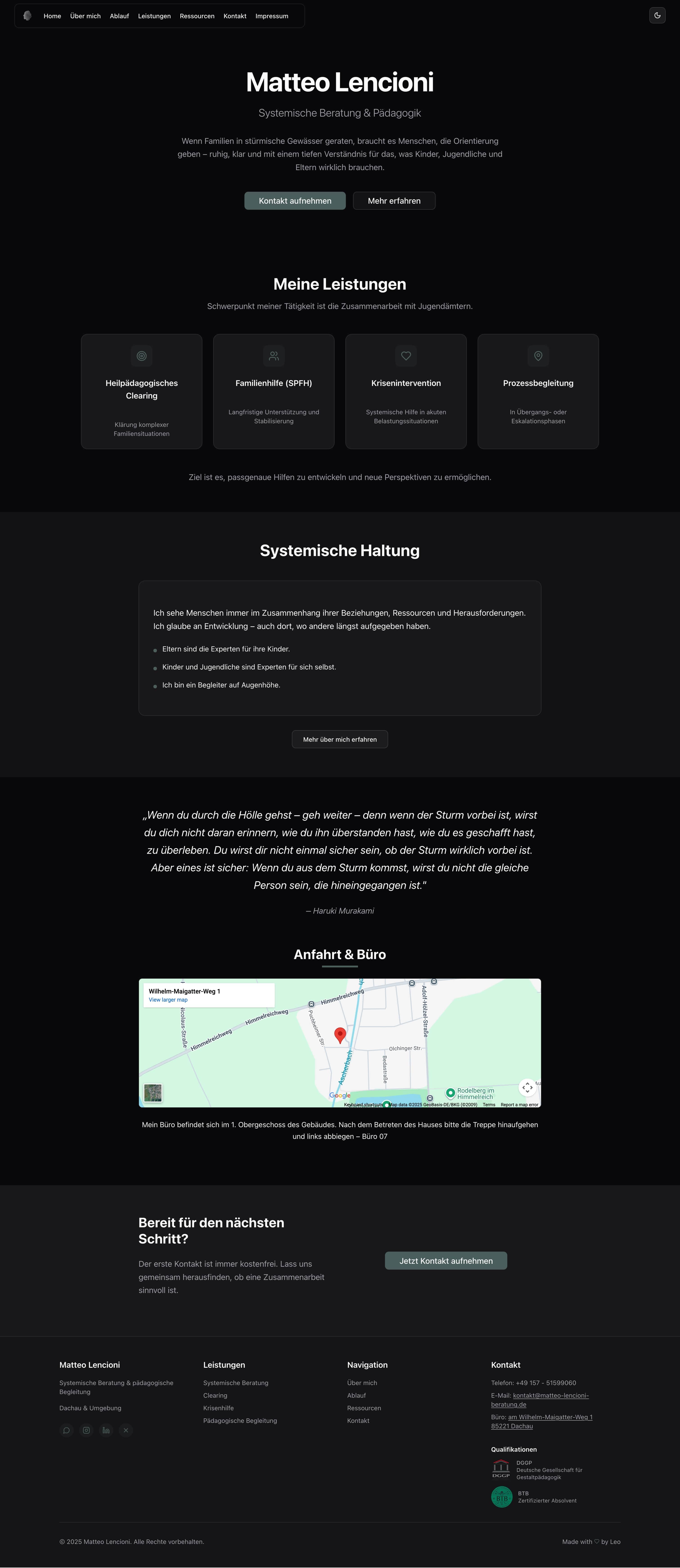 Systemic Coach Website